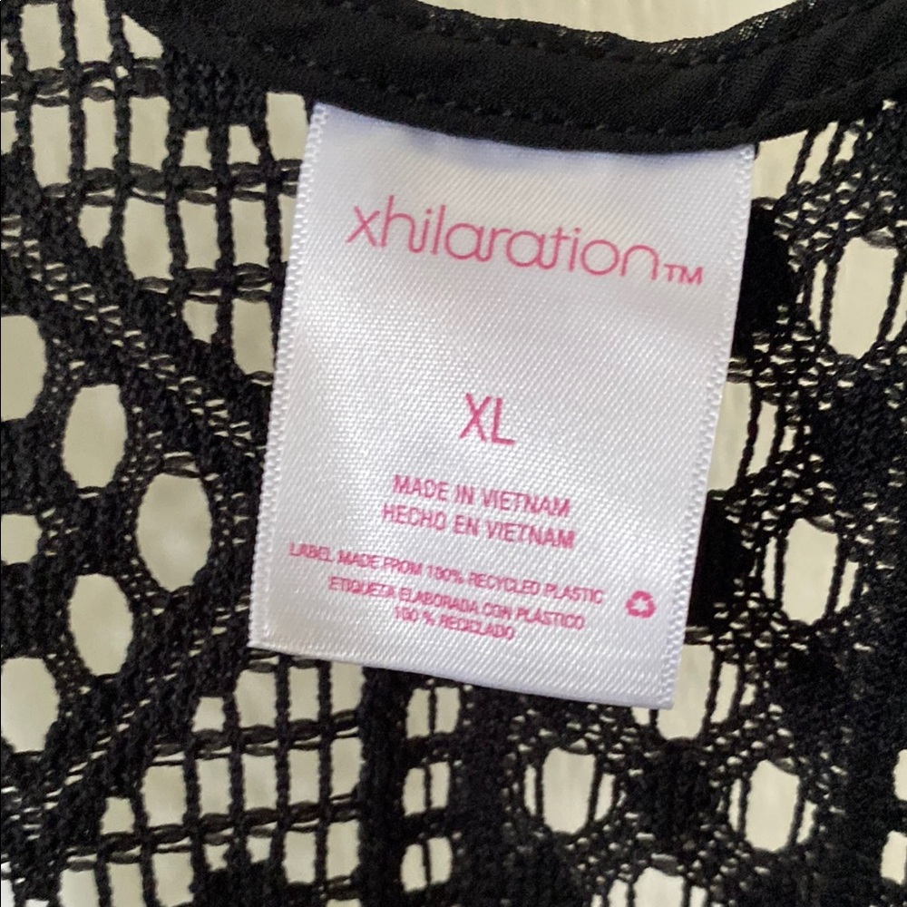 Xhilaration Black Sleeveless Swim Coverup - Picture 2 of 6